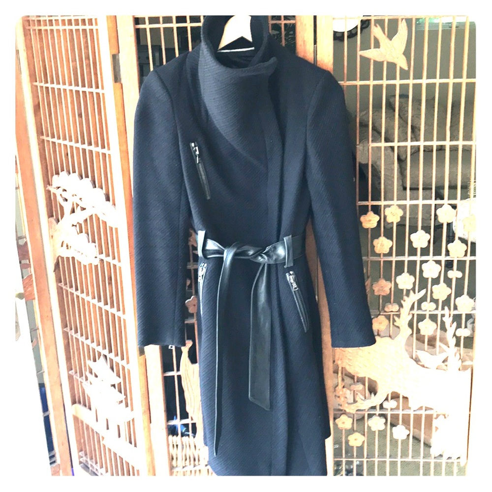 Wool dress coat